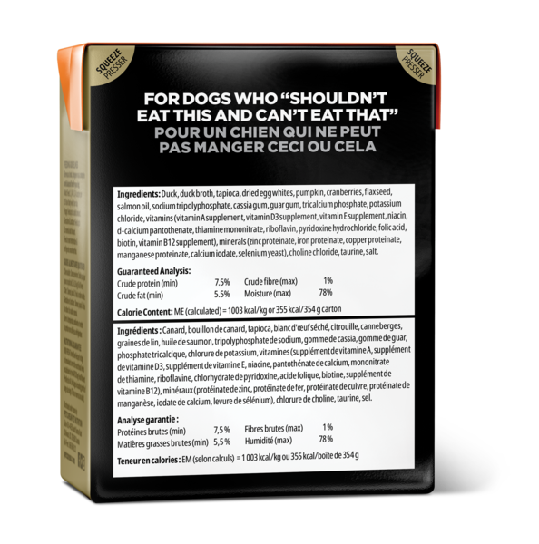 Go! Sensitivities Limited Ingredient Grain-Free Duck Pate Wet Dog Food
