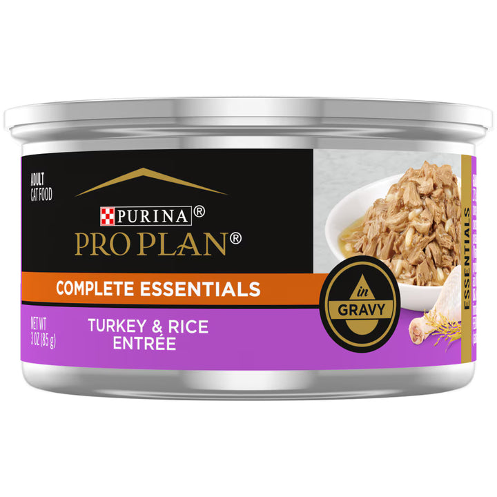Purina Pro Plan Complete Essentials Turkey & Rice Entree Wet Cat Food