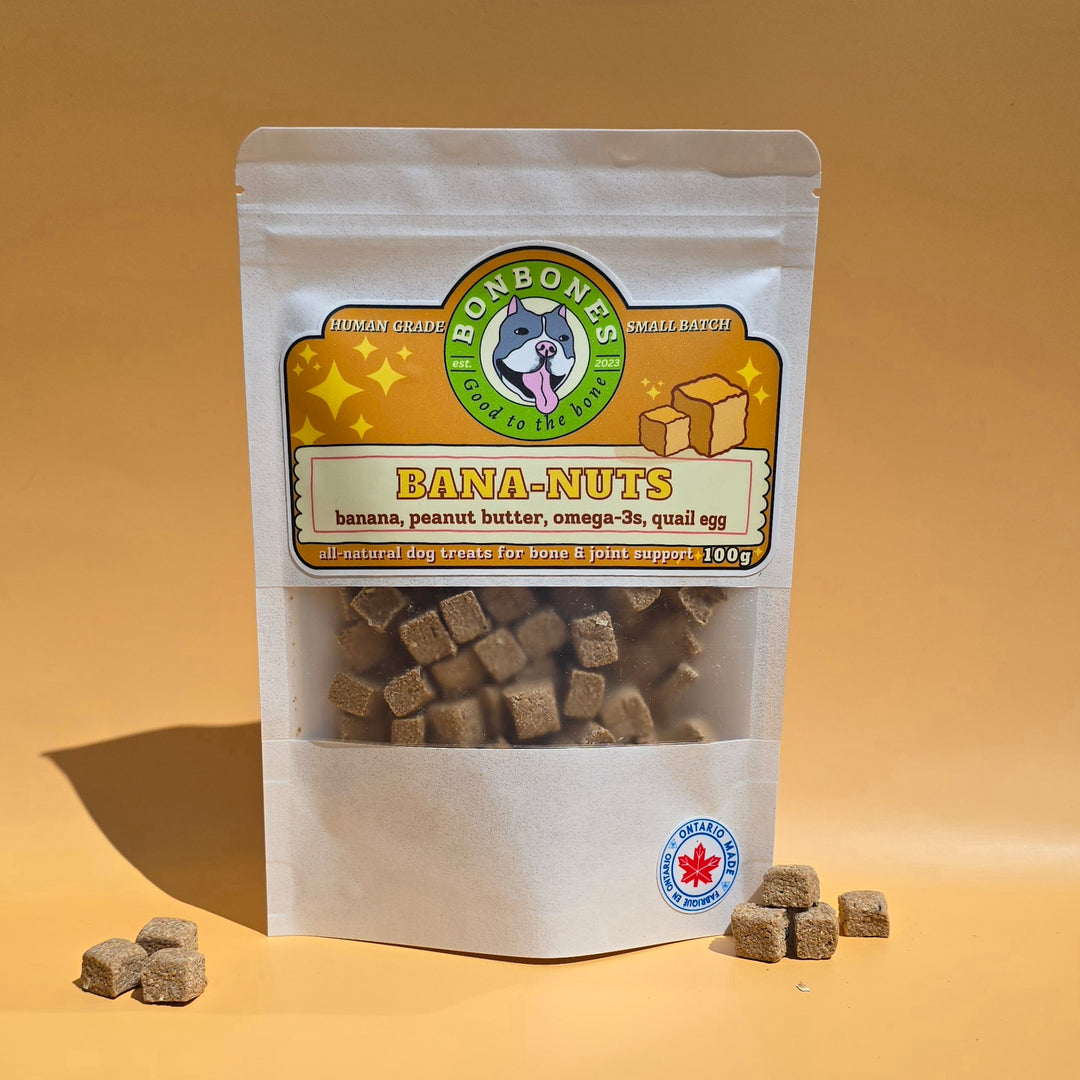 BonBones Bana-Nuts Functional Dog Treats