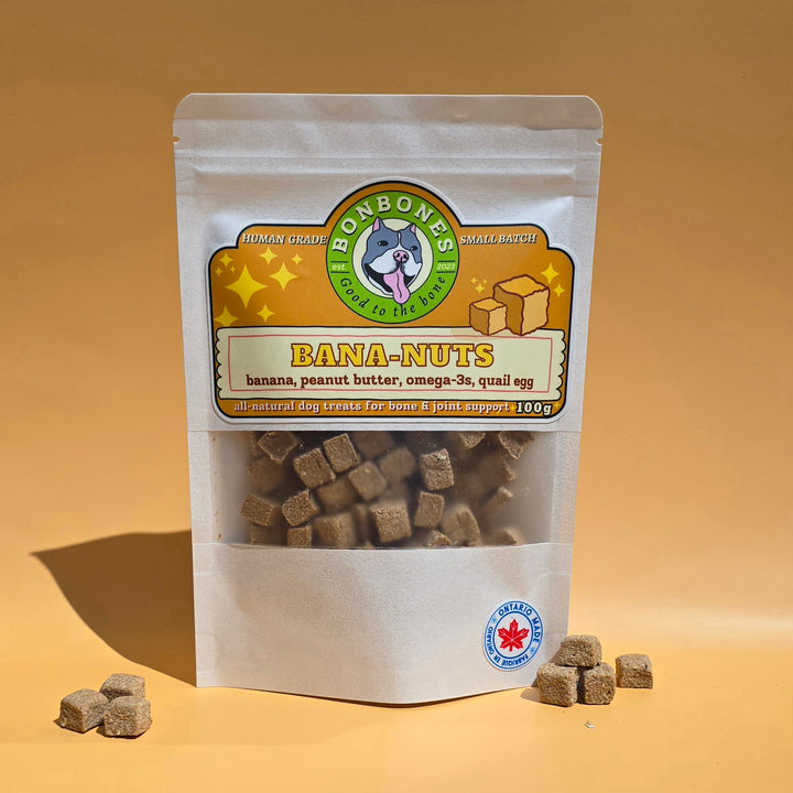 BonBones Bana-Nuts Functional Dog Treats