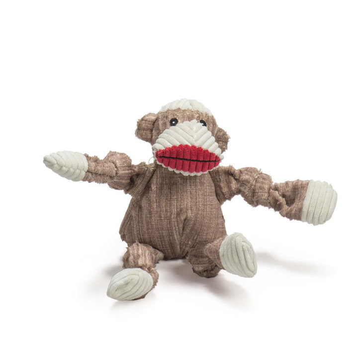 Huggle Hounds HuggleFleece FlufferKnottie - Stuey Sock Monkey