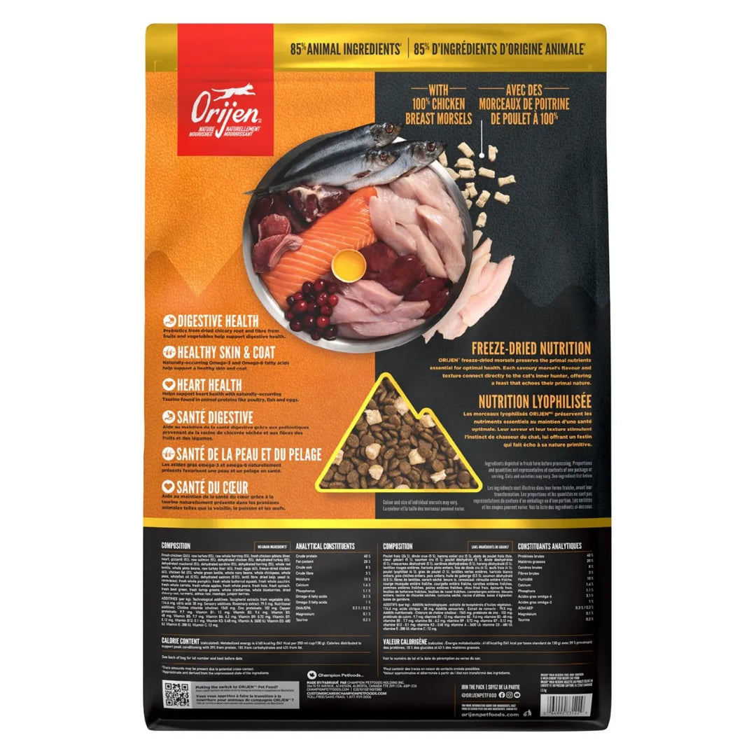 Orijen Wild Reserve - Chicken & Fish - Cat Food