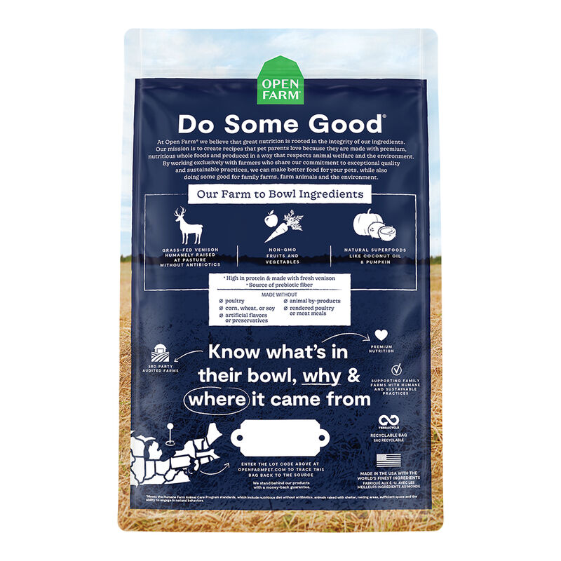 Open Farm New Zealand Venison Grain-Free Dog Food