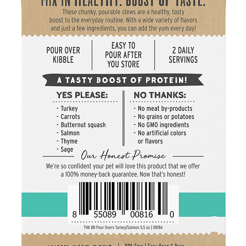The Honest Kitchen Superfood Pour Overs - Turkey & Salmon Stew