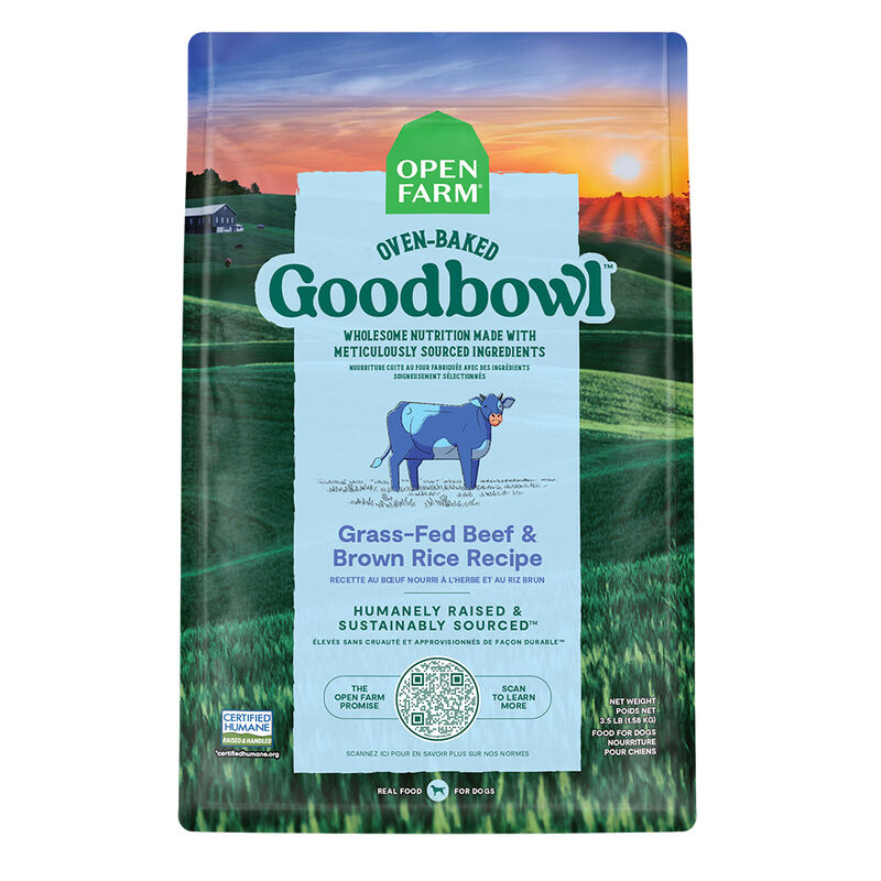 Open Farm Goodbowl Grass-Fed Beef & Brown Rice Dog Food