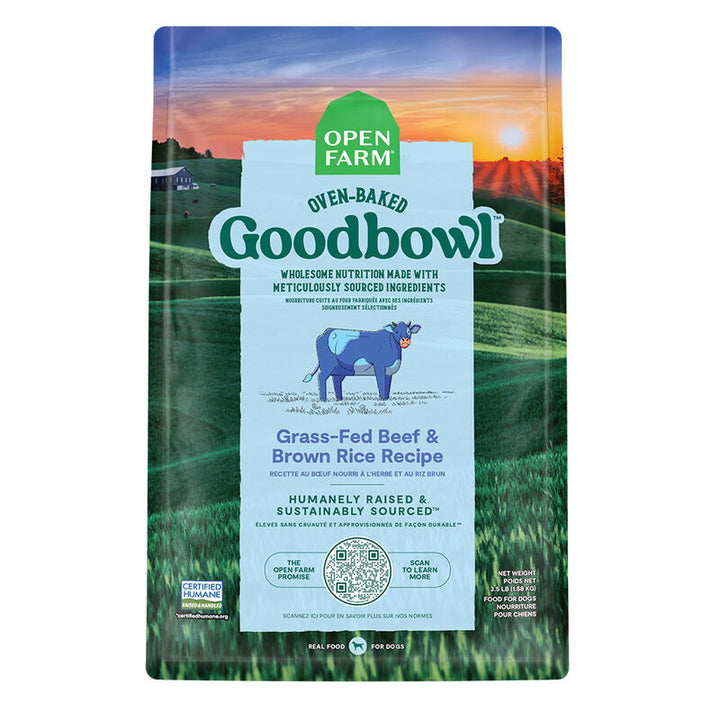 Open Farm Goodbowl Grass-Fed Beef & Brown Rice Dog Food