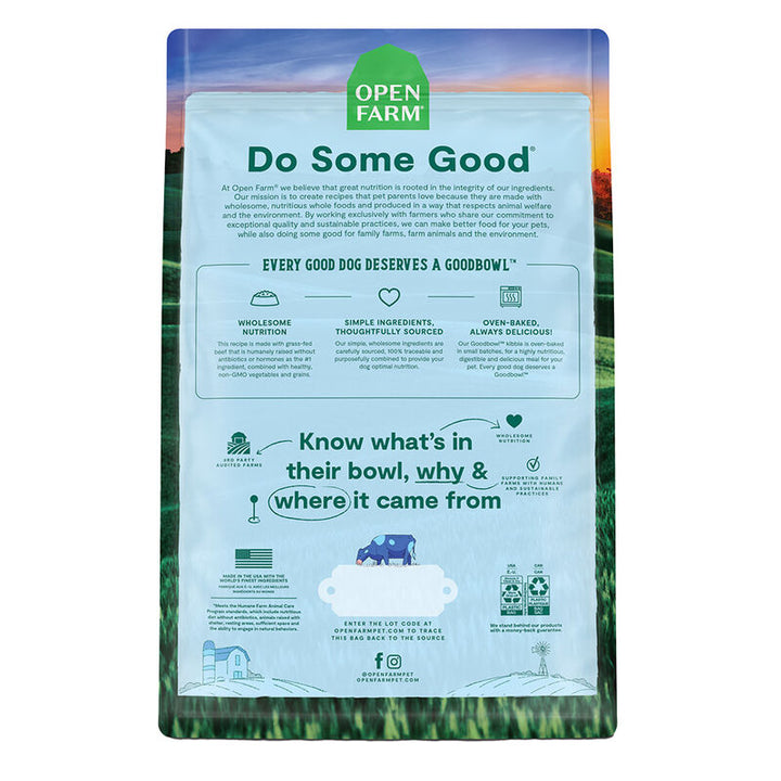 Open Farm Goodbowl Grass-Fed Beef & Brown Rice Dog Food