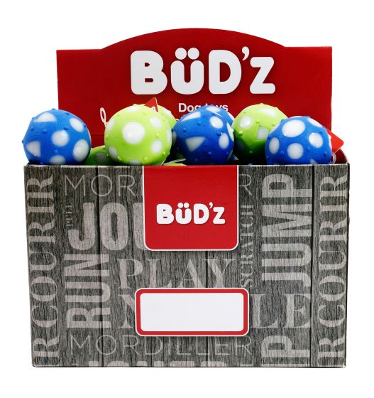 BuD'z - Rubber Ball Dog Toy