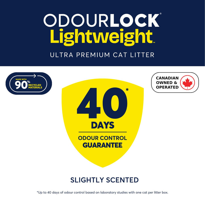 OdourLock Lightweight Slightly Scented Clumping Cat Litter
