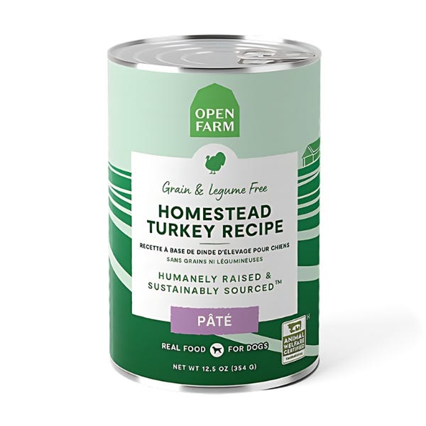 Open Farm Homestead Turkey Pate Wet Dog Food