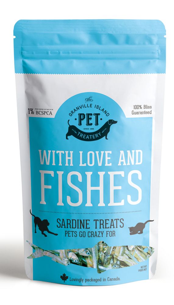 Granville Island Dehydrated Sardines Pet Treats