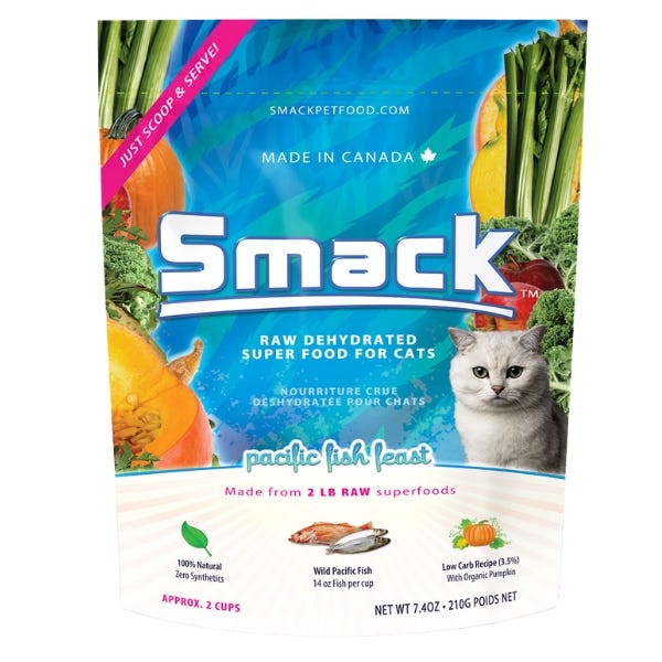 Smack Pacific Fish Feast Dehydrated Cat Food