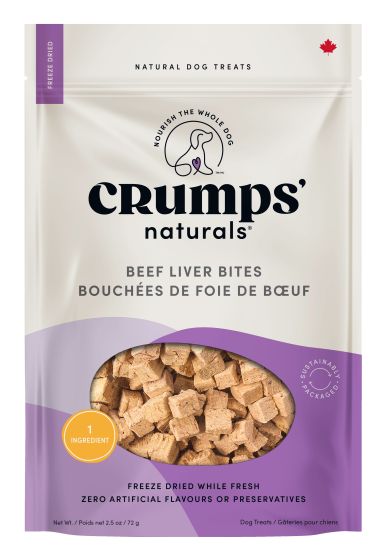 Crumps Naturals Beef Liver Bites Dog Treats