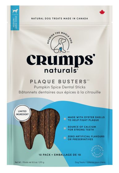Crumps Naturals Plaque Busters with Pumpkin Spice