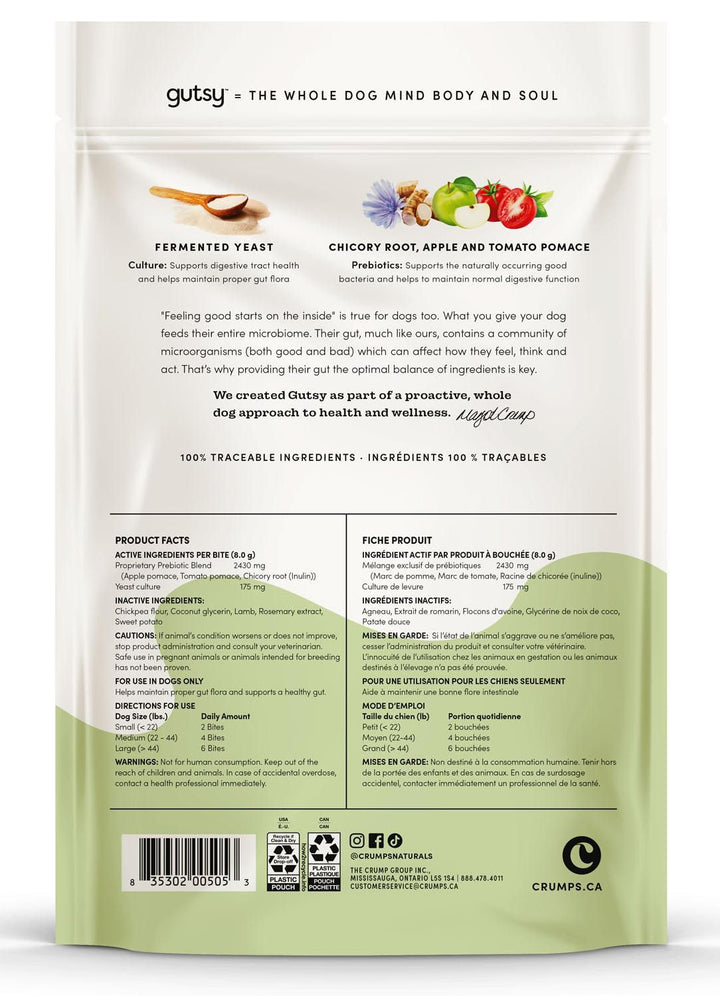Crumps Naturals Gutsy Balance Bites Dog Treats