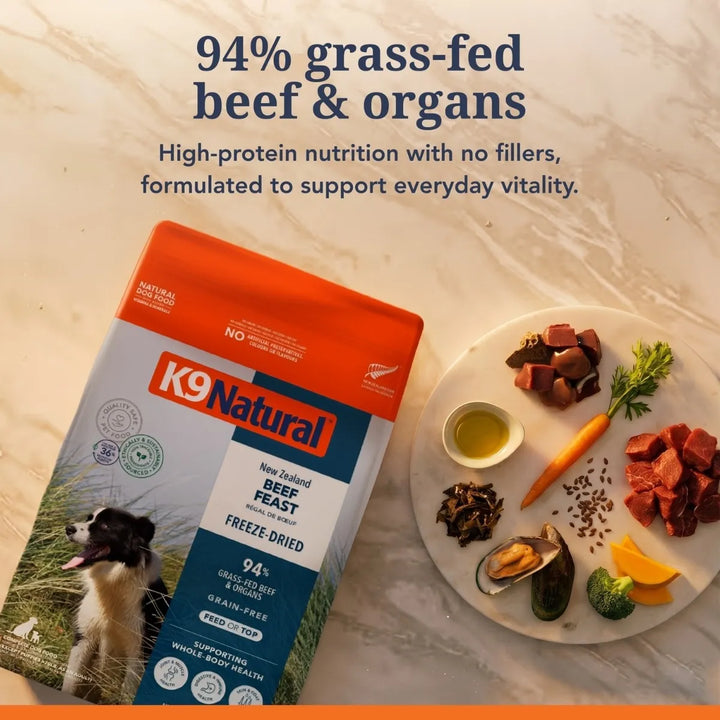 K9 Natural Freeze Dried Beef Feast Dog Food