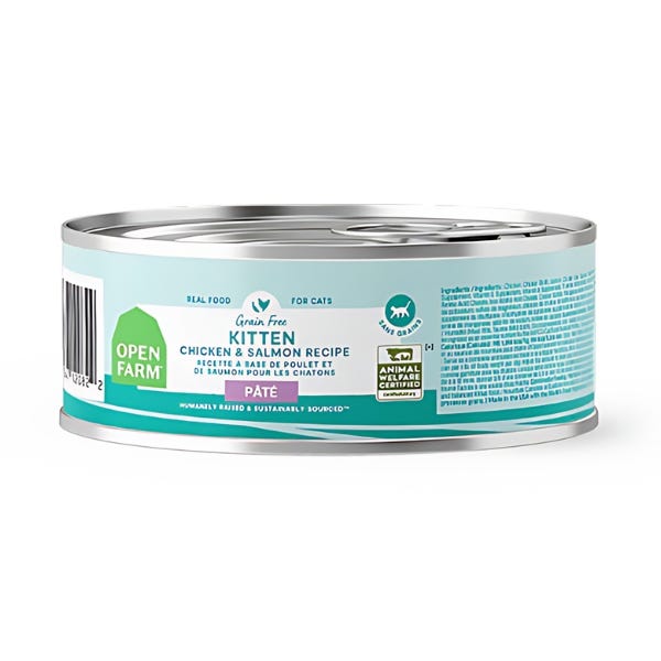 Open Farm Kitten Chicken & Salmon Pate Wet Cat Food