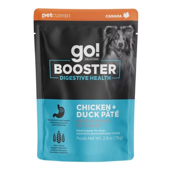 Go! Solutions Digestive Health Booster for Dogs - Chicken & Duck Pate Recipe