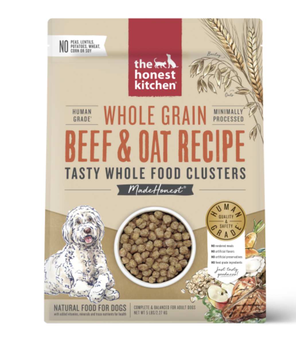 Honest Kitchen Whole Food Clusters Whole Grain Beef & Oat Dog Food