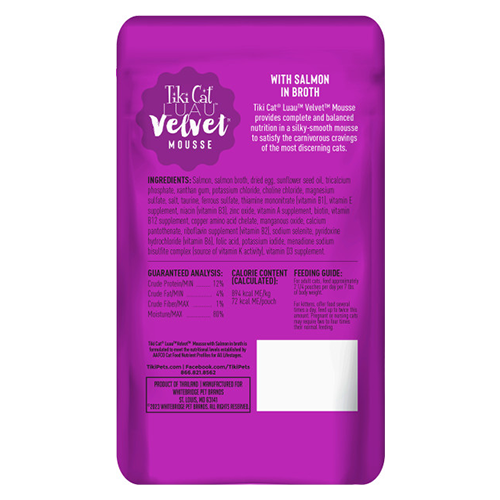 Tiki Cat Velvet Mousse Wild Salmon
