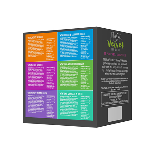 Tiki Cat Velvet Mousse Variety Pack
