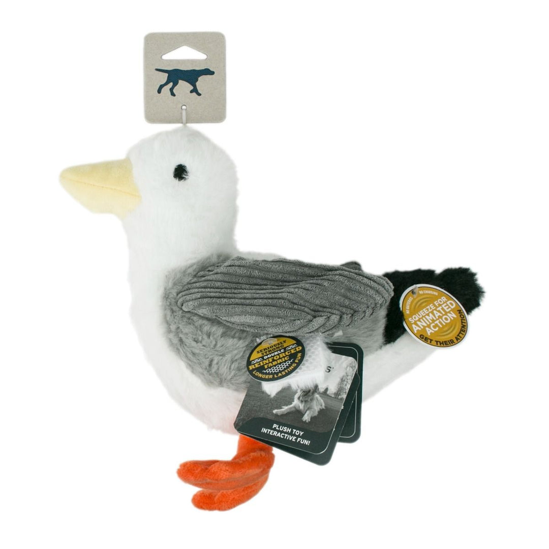 Tall Tails - Animated Plush Seagull Dog Toy - 9"