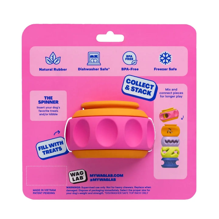 WAGLAB PlayStack - The Spinner - Modular Dog Toy