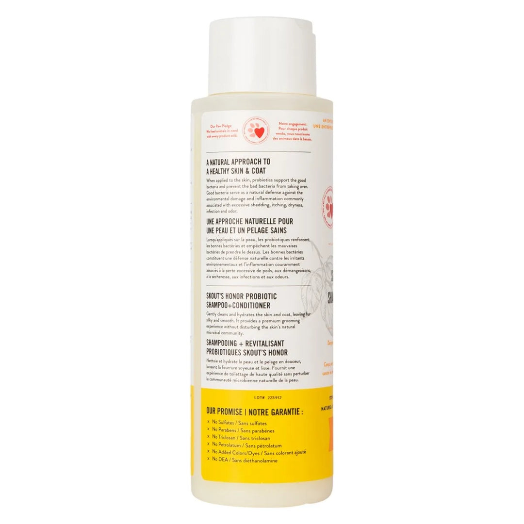 Skout's Honor Probiotic Shampoo & Conditioner - Honeysuckle