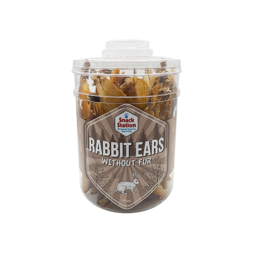 Rabbit Ears Without Fur Dog Treat - This & That Canine Co. Snack Station