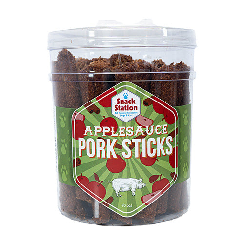 Applesauce Pork Sticks Dog Treat - This & That Canine Co. Snack Station