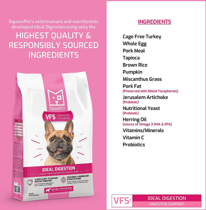 Square Pet VFS Ideal Digestion Dry Dog Food