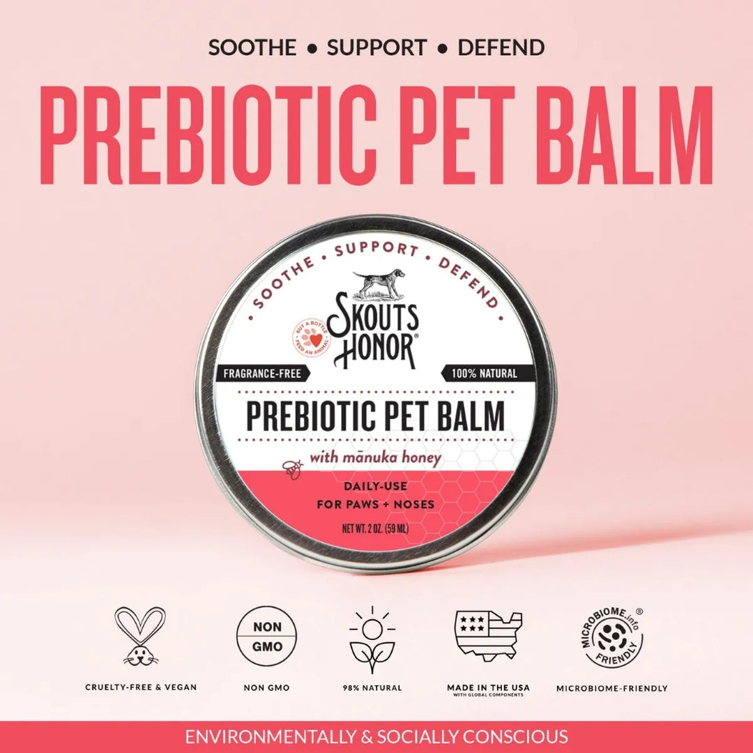 Skout's Honor Prebiotic Paw & Nose Pet Balm