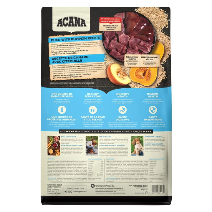 Acana Healthy Grains Duck & Pumpkin Dog Food