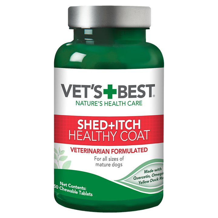 Vet's Best Healthy Coat Shed + Itch Supplements for Dogs