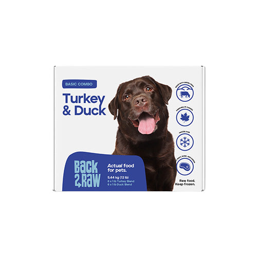 Back2Raw Basic Turkey & Duck Recipe (12LB Box)