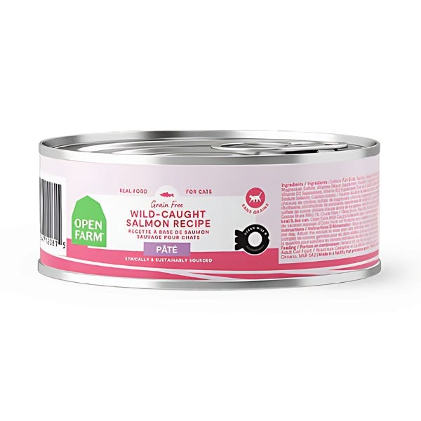 Open Farm Wild-Caught Salmon Pate Wet Cat Food