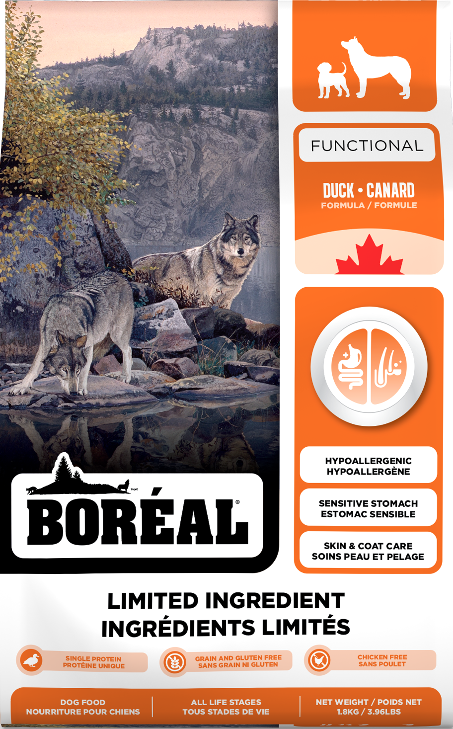 Boreal Functional Limited Ingredient Duck Dog Food