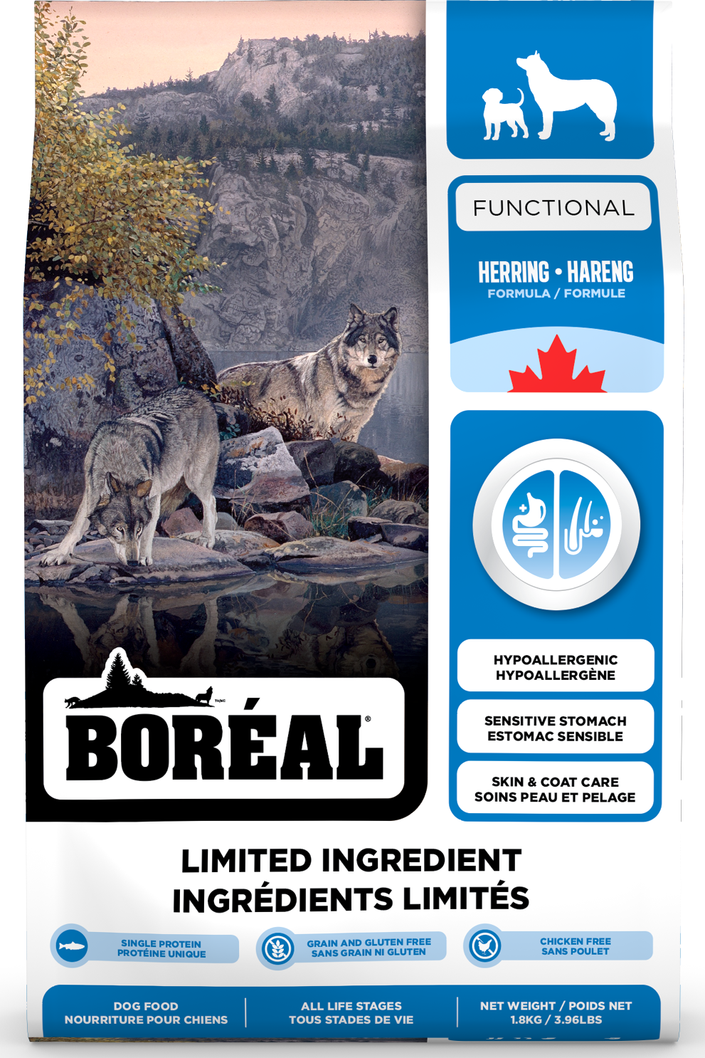 Boreal Functional Limited Ingredient Herring Dog Food