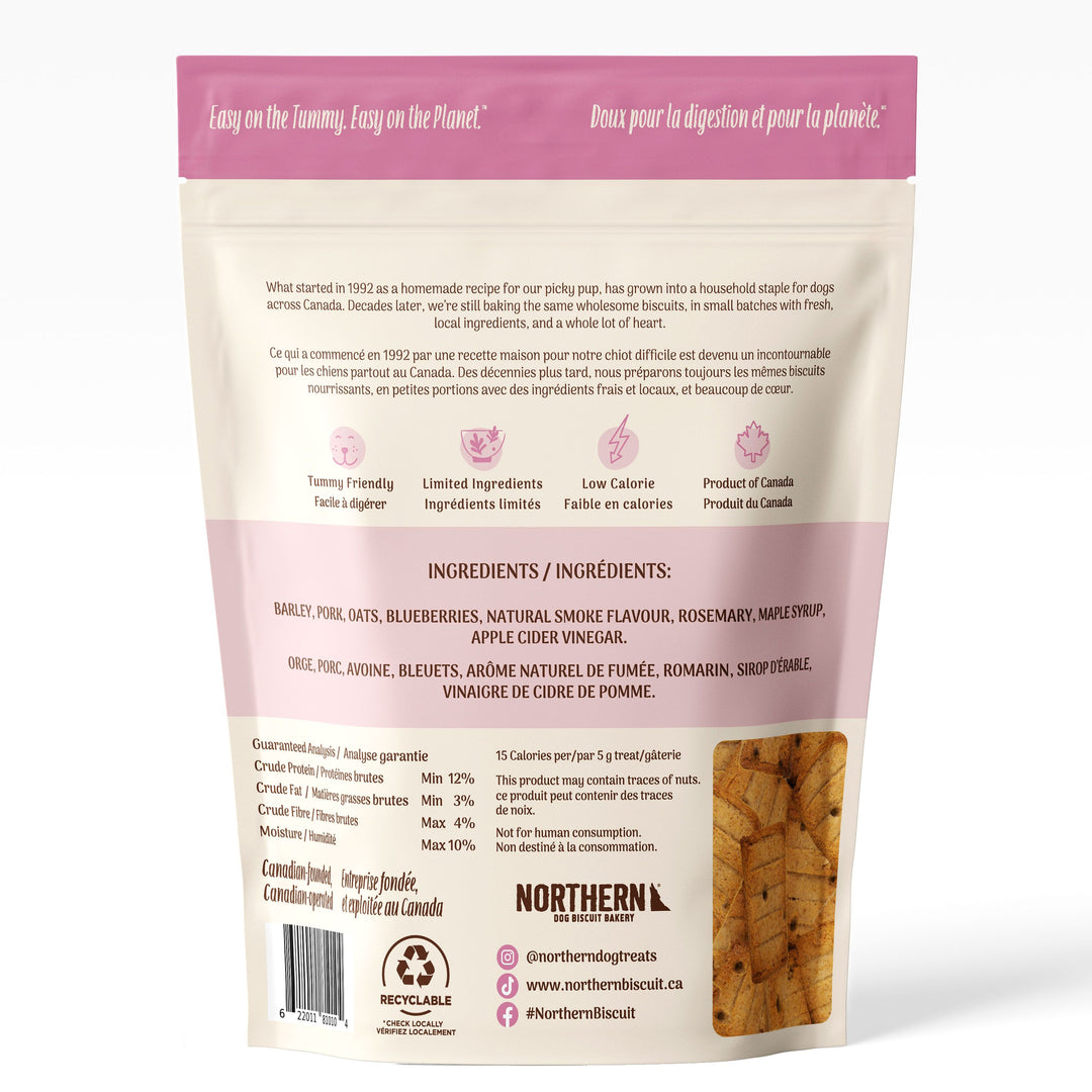 Northern Biscuit - Canadian Bacon With Blueberries Dog Treats