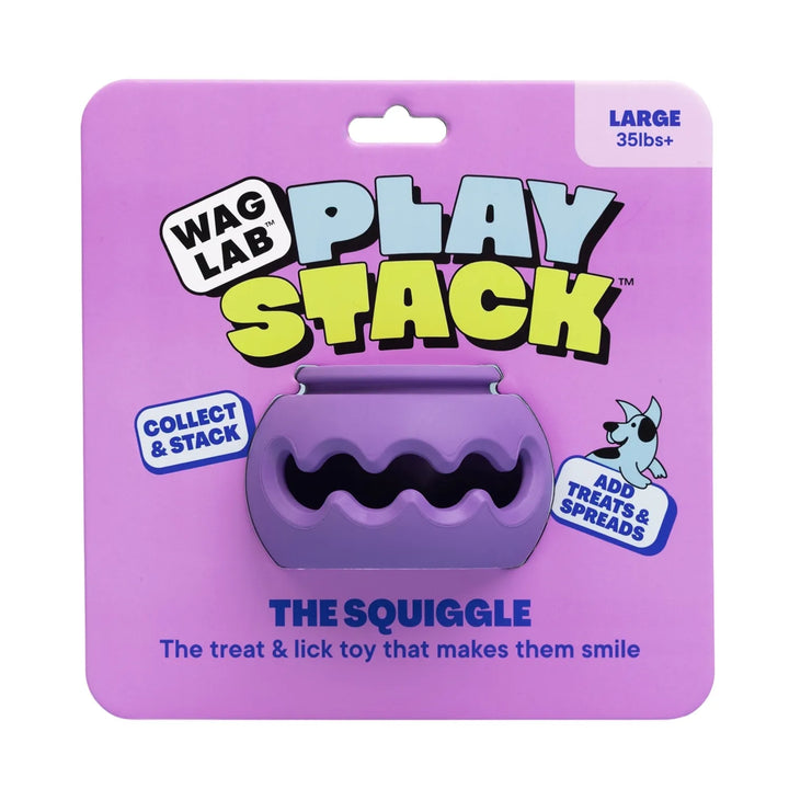 WAGLAB PlayStack - The Squiggle - Modular Dog Toy