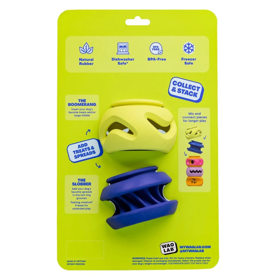 WAGLAB PlayStack - The 2-Pack Multi - Modular Dog Toy