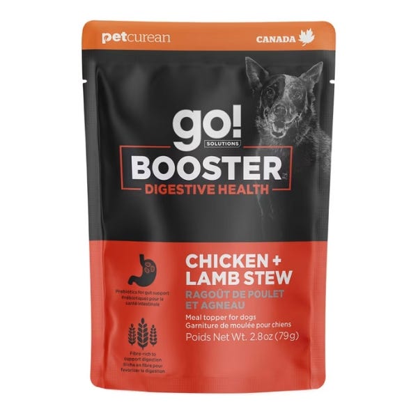 Go! Solutions Digestive Health Booster for Dogs - Chicken & Lamb Stew Recipe