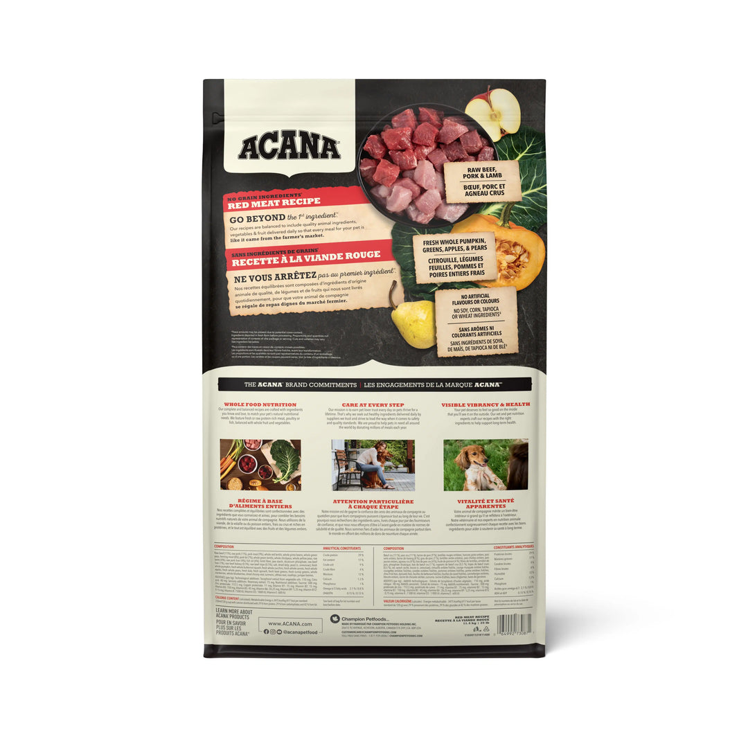 Acana Red Meat Recipe Dog Food