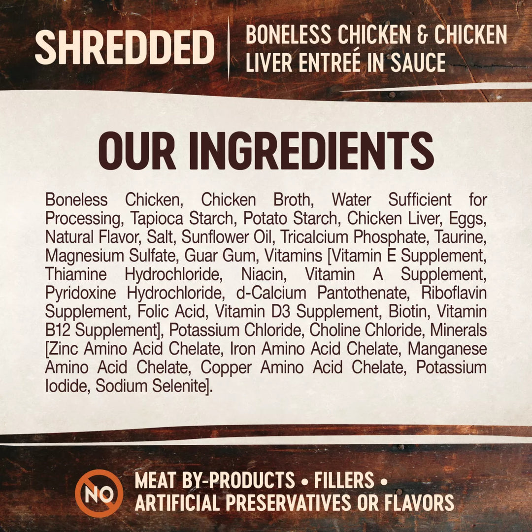 Wellness Core Signature Select - Shredded Chicken & Chicken Liver Wet Cat Food