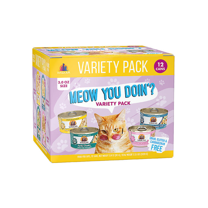 Weruva Classics Meow You Doin'? Wet Cat Food - Variety Pack