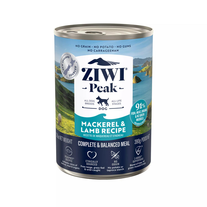 ZIWI Peak Mackerel & Lamb Wet Dog Food