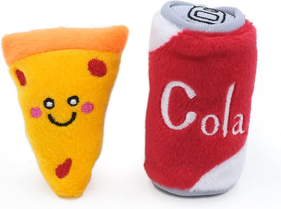ZippyClaws NomNomz Cat Toy - Pizza and Cola
