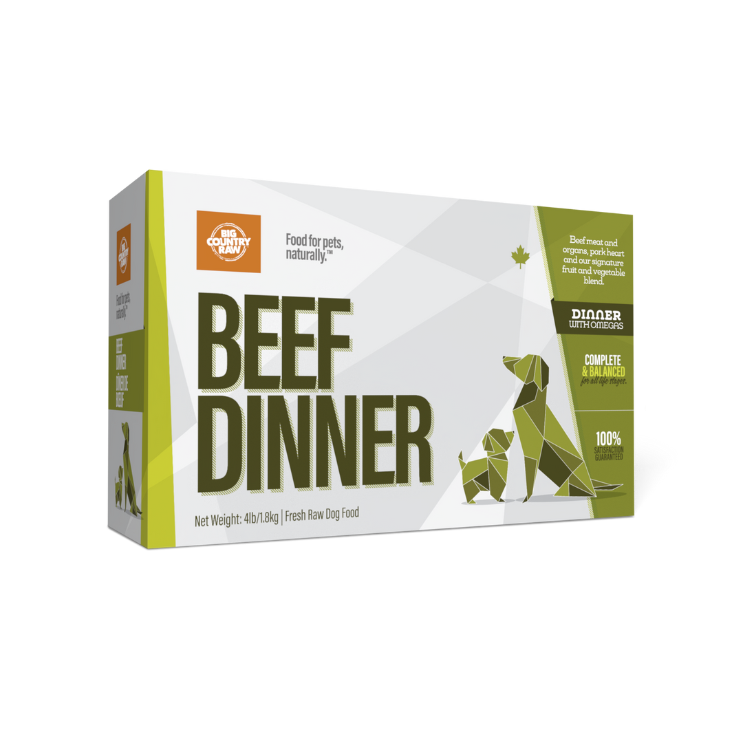 Big Country Raw Beef Dinner Carton - 4 Lb