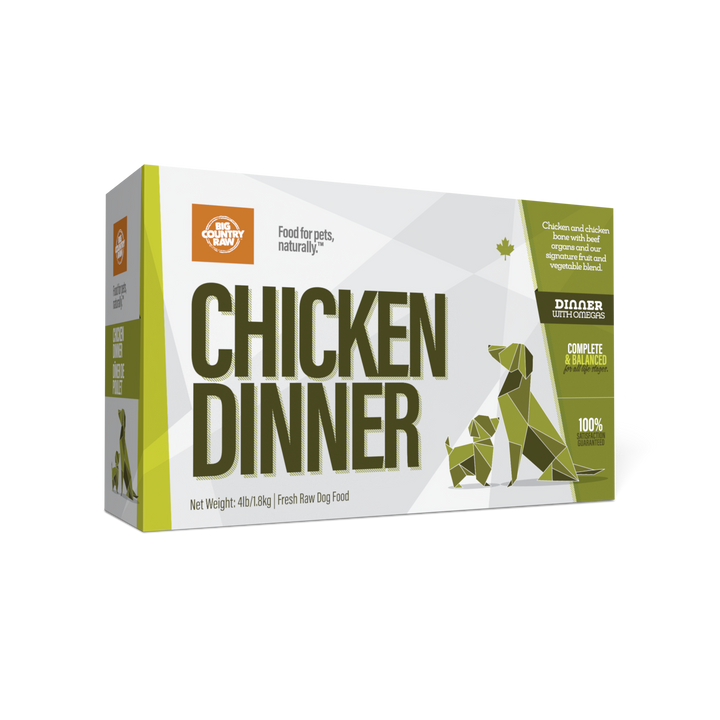 Big Country Raw Chicken Dinner Carton - 4 Lb