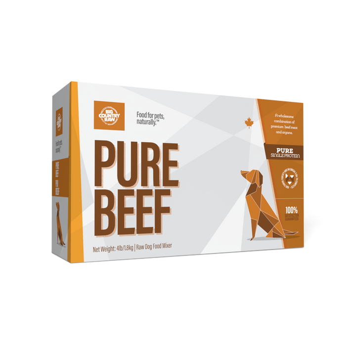 Big Country Raw Pure Beef Carton - 4 Lb